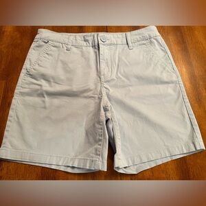 St. John's Bay Blue Women's Short Soft Baby Blue Size 6
